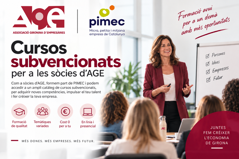 Nova Programació cursos Subvencionats Octubre PIMEC